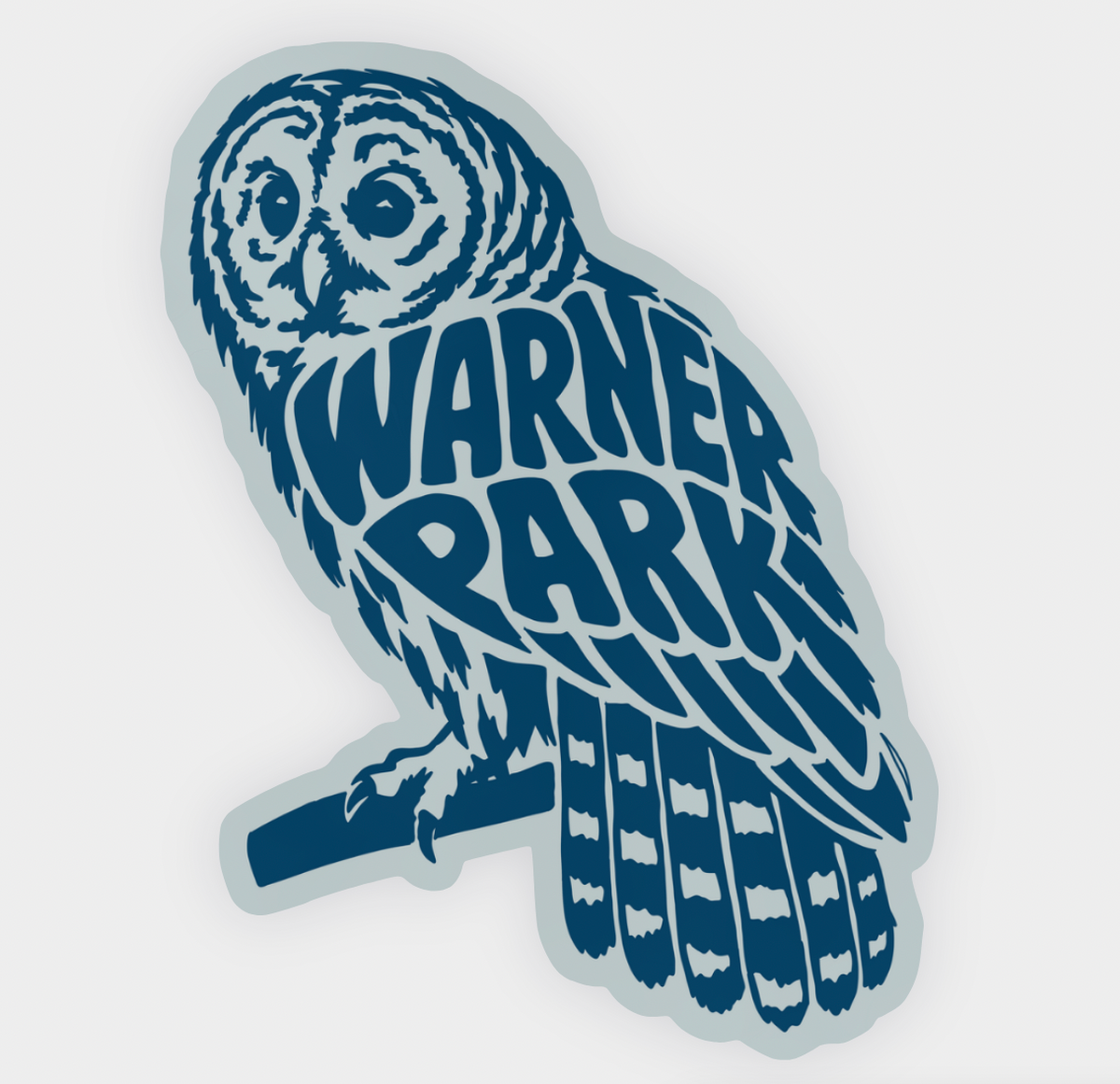 Warner Park Calligram Sticker